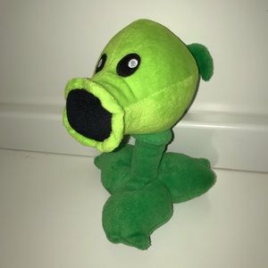 Pea shooter stuffed animal